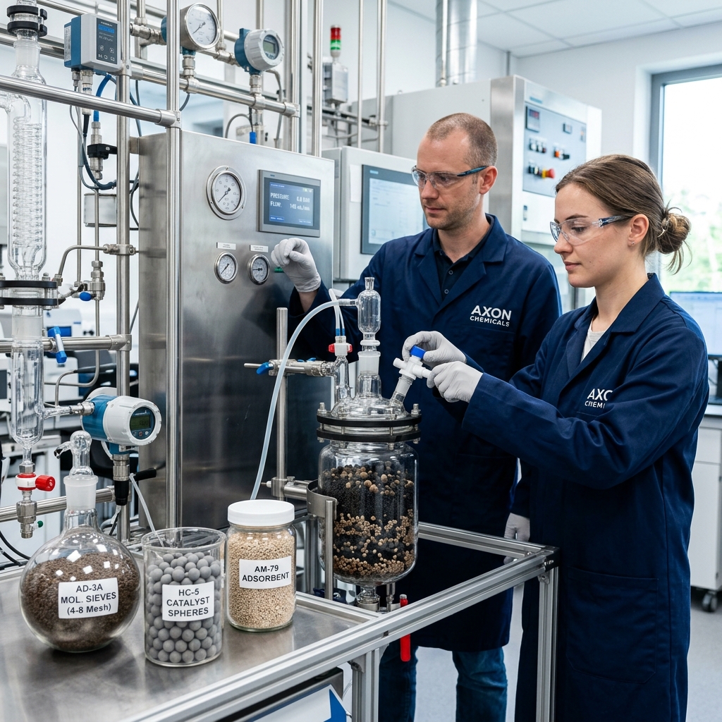 Specialty chemical processing catalysts